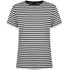 House of Uniforms The Stevie Tee | Ladies Identitee Black/White