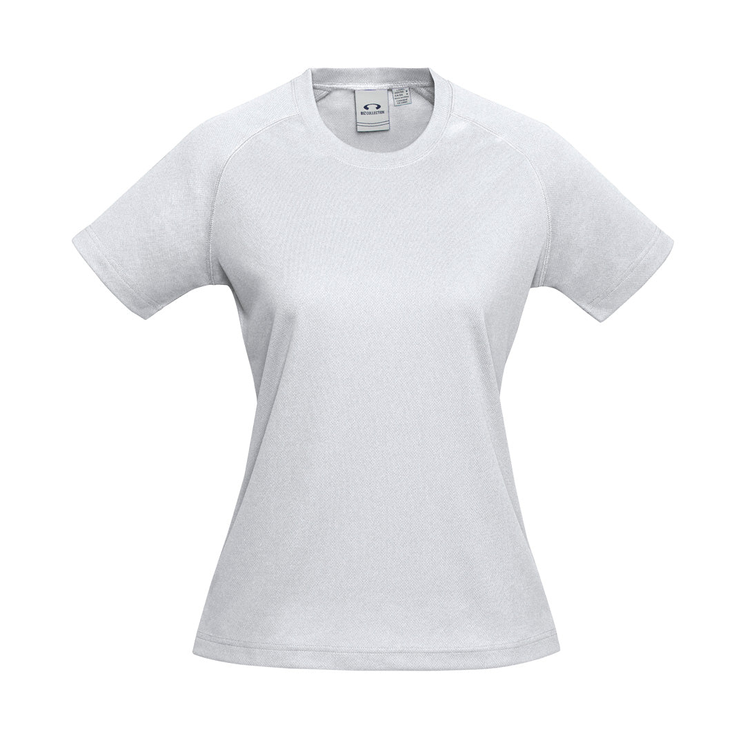 House of Uniforms The Sprint Tee | Ladies | Short Sleeve Biz Collection White