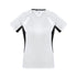 House of Uniforms The Renegade Tee | Ladies | Short Sleeve | Plus Biz Collection White/Black/Silver