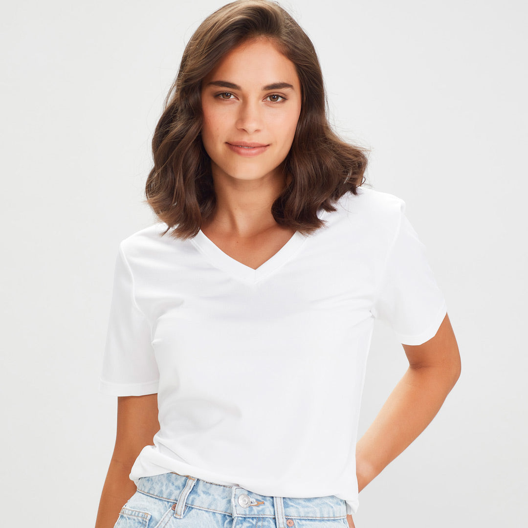 House of Uniforms The Aero Tee | Ladies | Short Sleeve Biz Collection