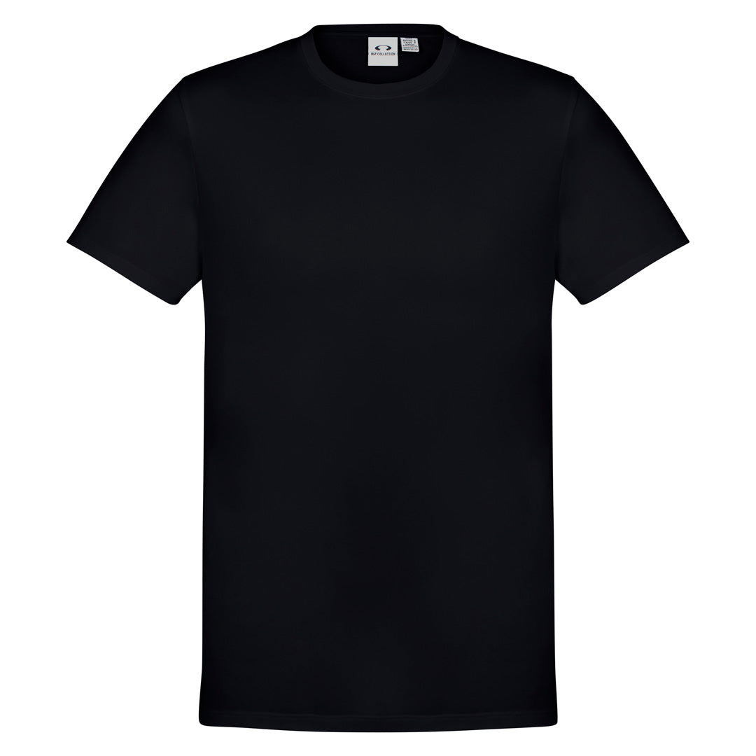 House of Uniforms The Aero Tee | Mens | Short Sleeve Biz Collection Black