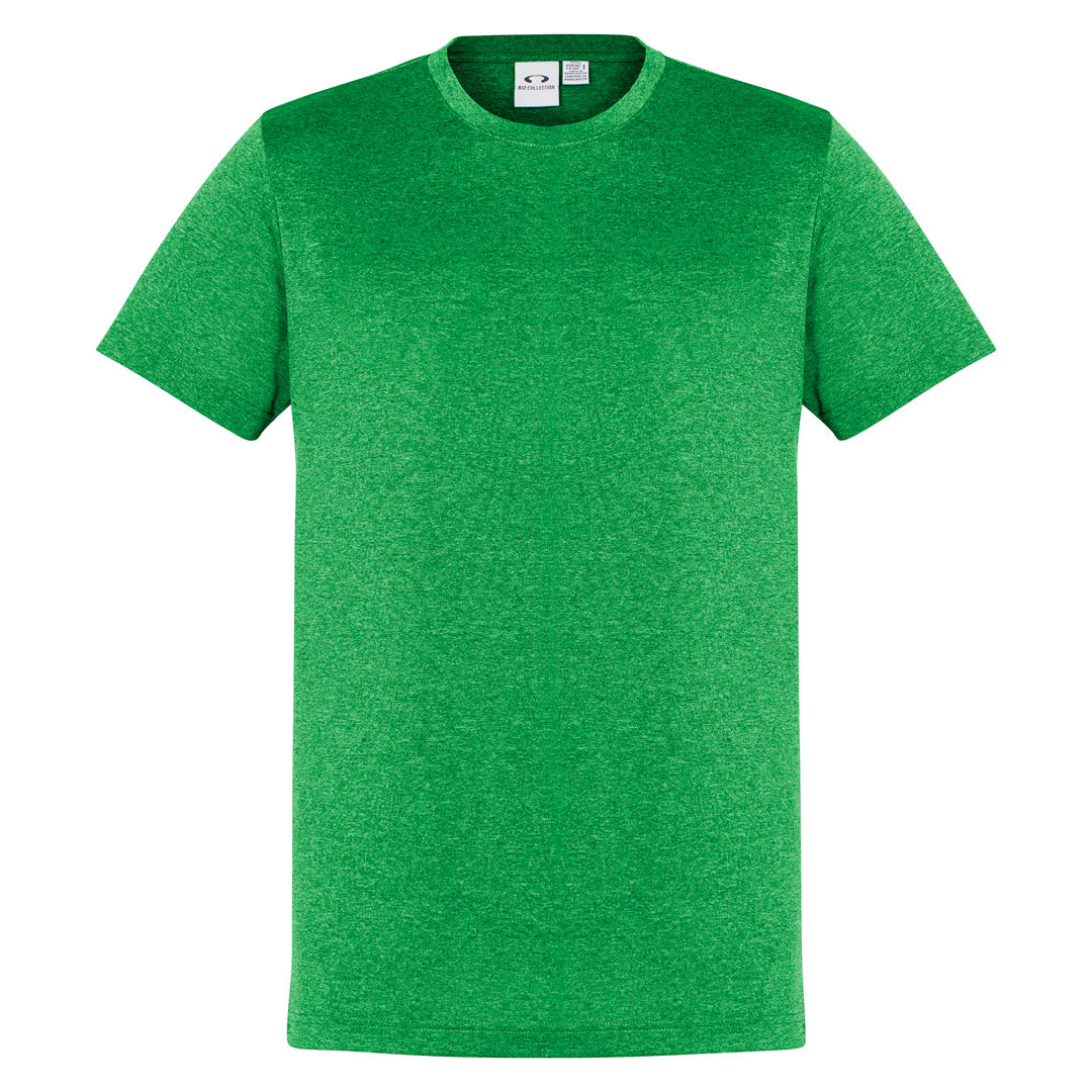 House of Uniforms The Aero Tee | Mens | Short Sleeve Biz Collection Lime Marle