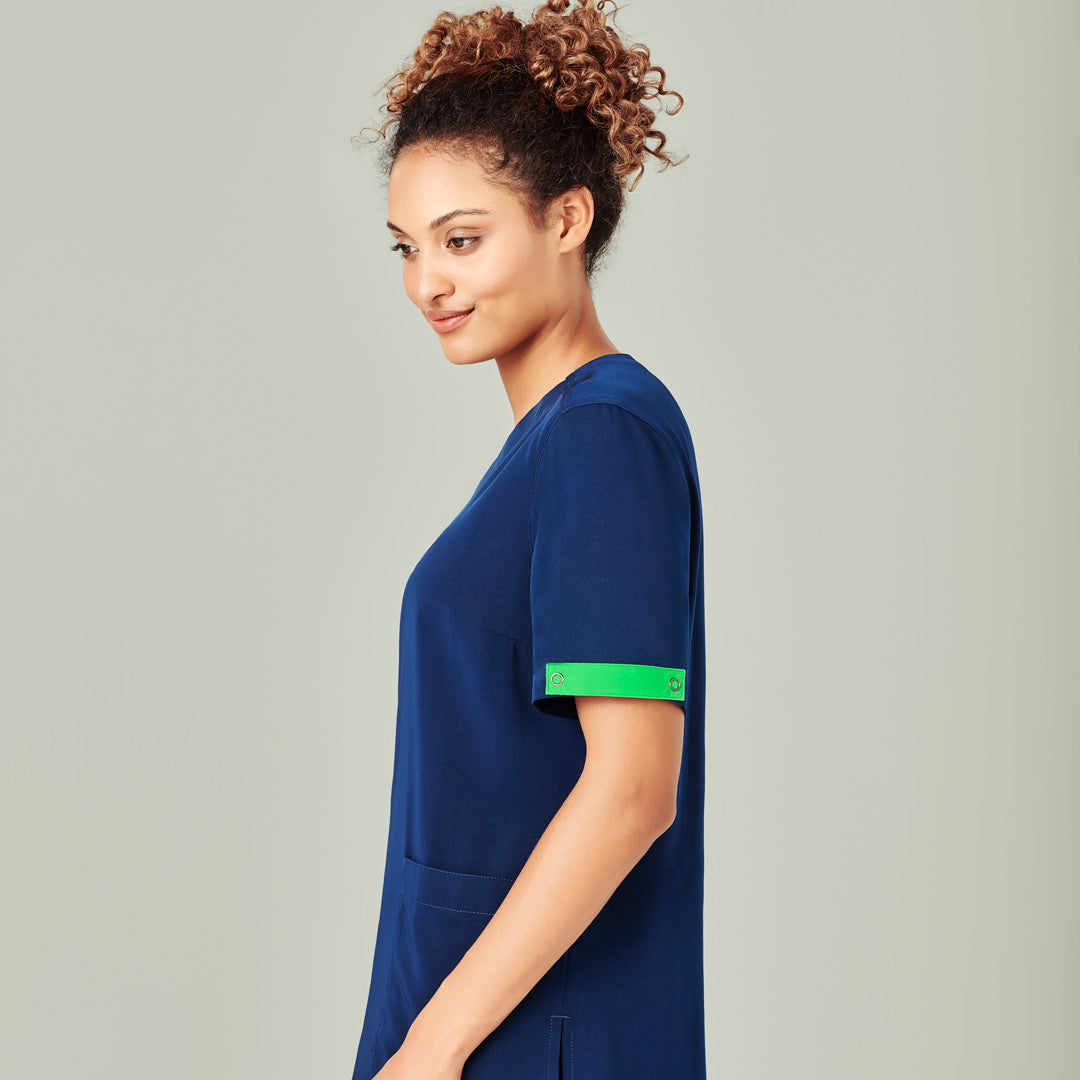 House of Uniforms The Avery Scrub Identifier | 5 Pack Biz Care Lime