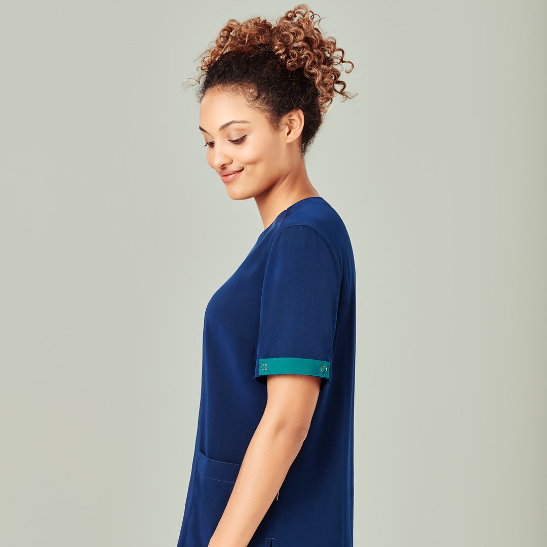House of Uniforms The Avery Scrub Identifier | 5 Pack Biz Care Teal