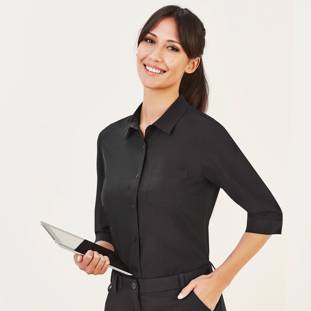 House of Uniforms The Florence Shirt | Ladies | 3/4 Sleeve Biz Care