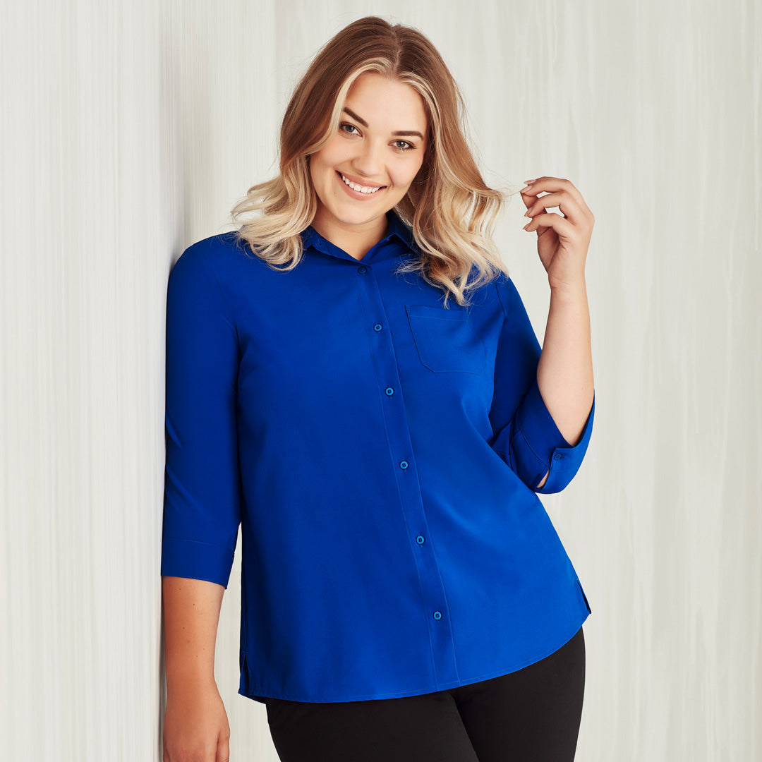House of Uniforms The Florence Shirt | Ladies | 3/4 Sleeve Biz Care