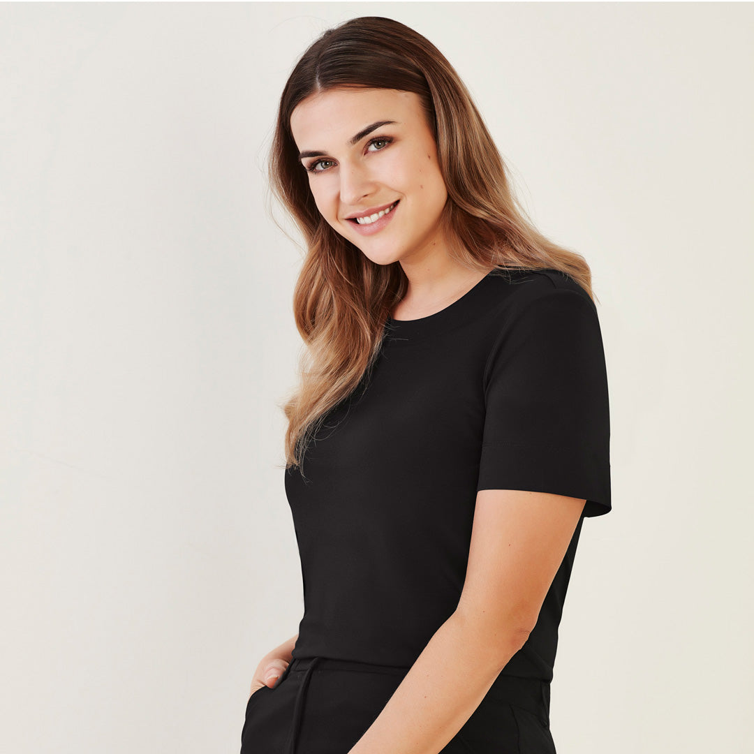 House of Uniforms The Marley Jersey Top | Ladies | Short Sleeve Biz Care