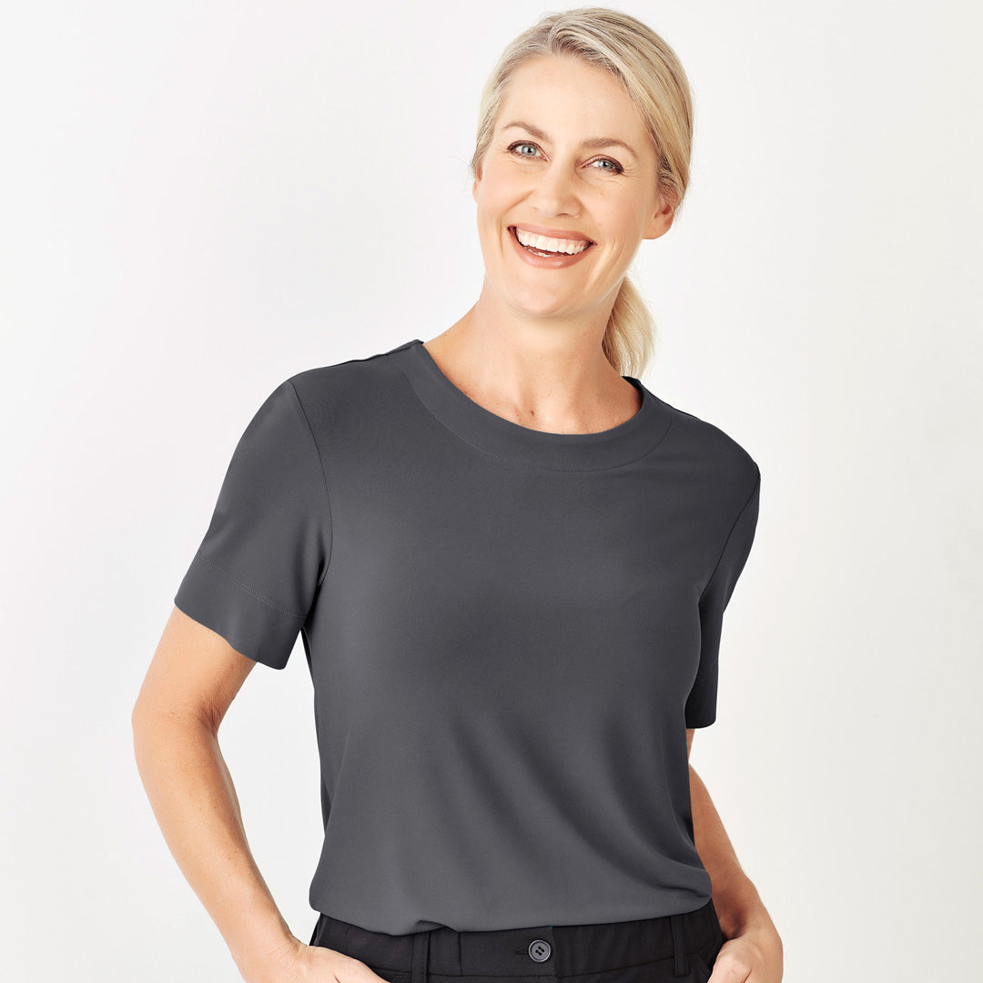 House of Uniforms The Marley Jersey Top | Ladies | Short Sleeve Biz Care