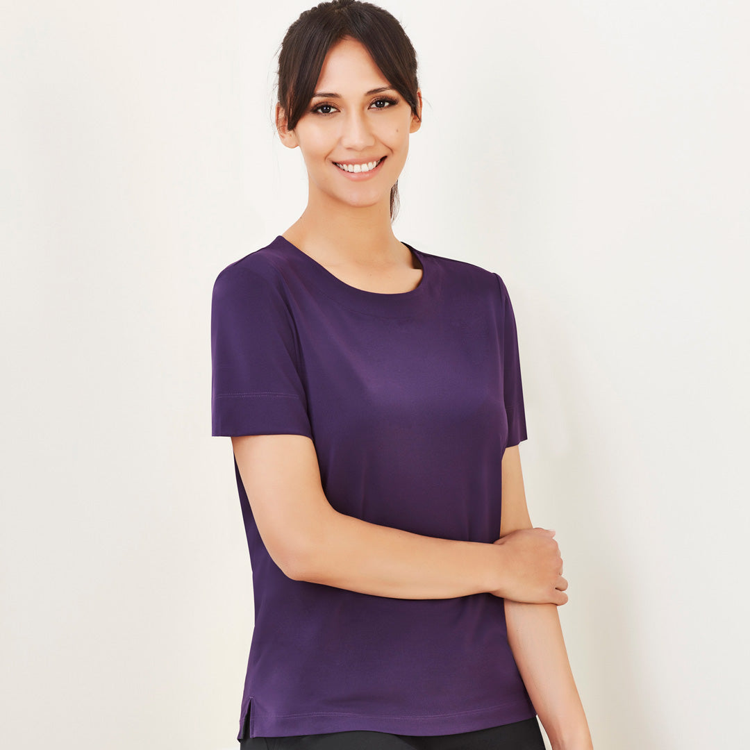 House of Uniforms The Marley Jersey Top | Ladies | Short Sleeve Biz Care