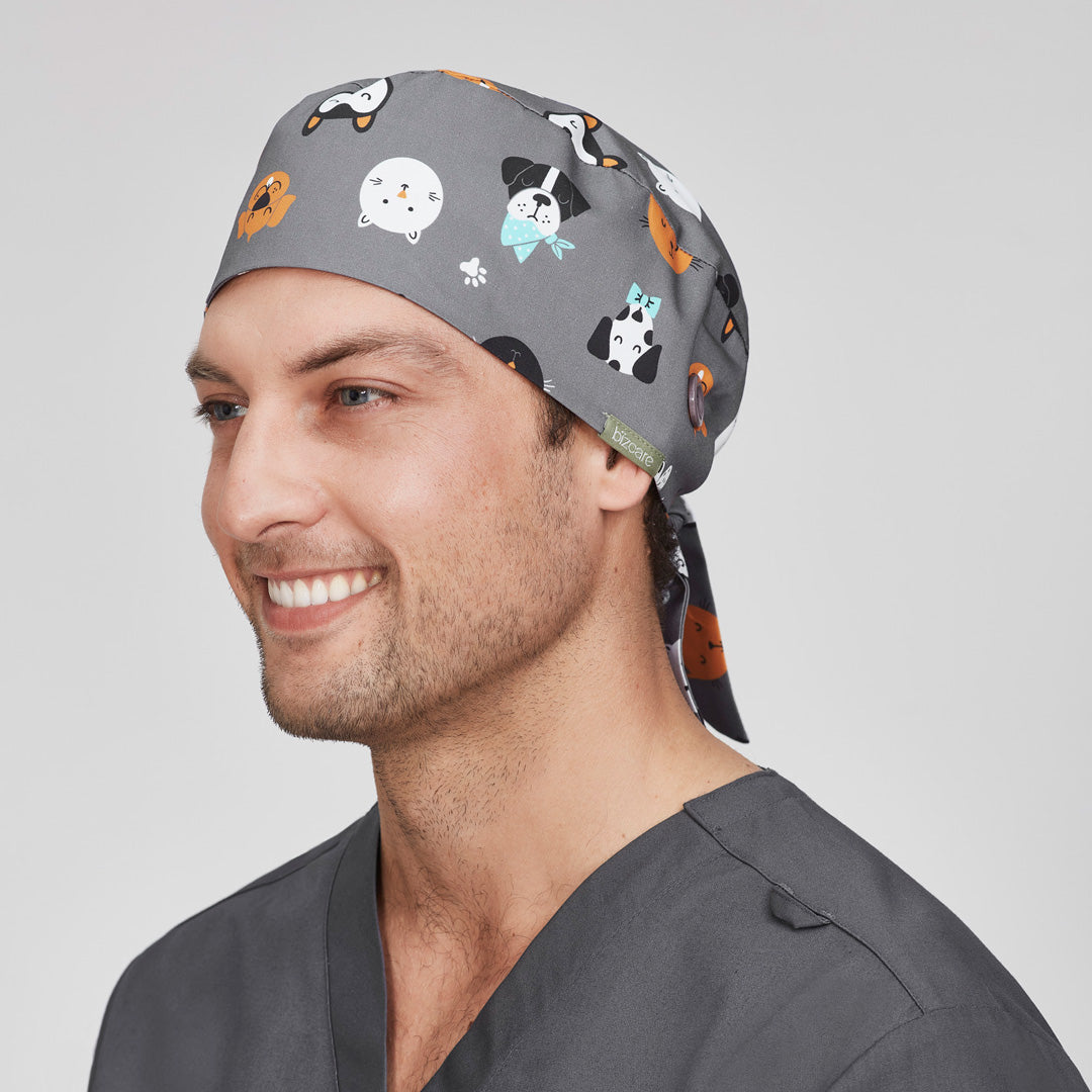 House of Uniforms The Printed Scrub Cap | Adults Biz Care