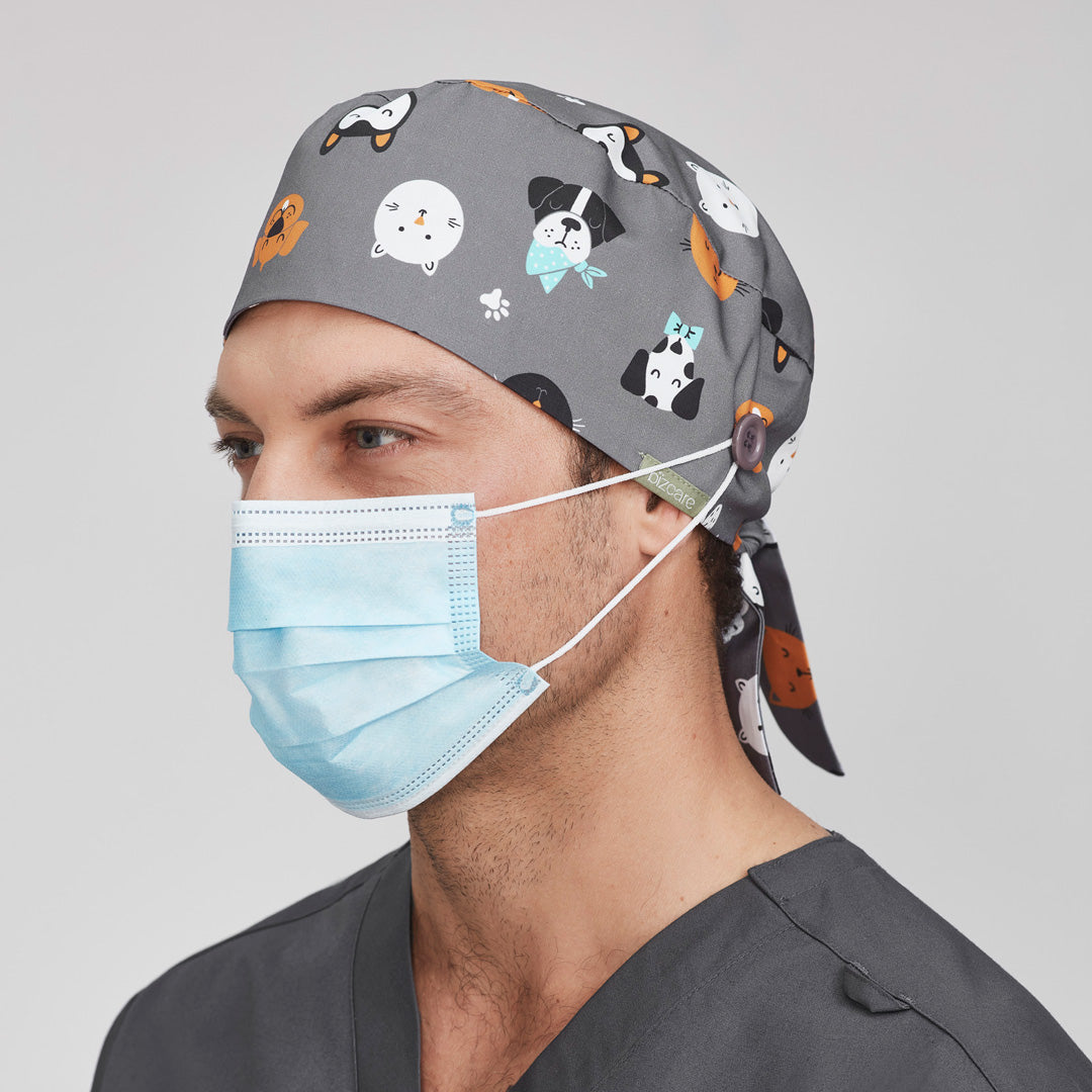 House of Uniforms The Printed Scrub Cap | Adults Biz Care