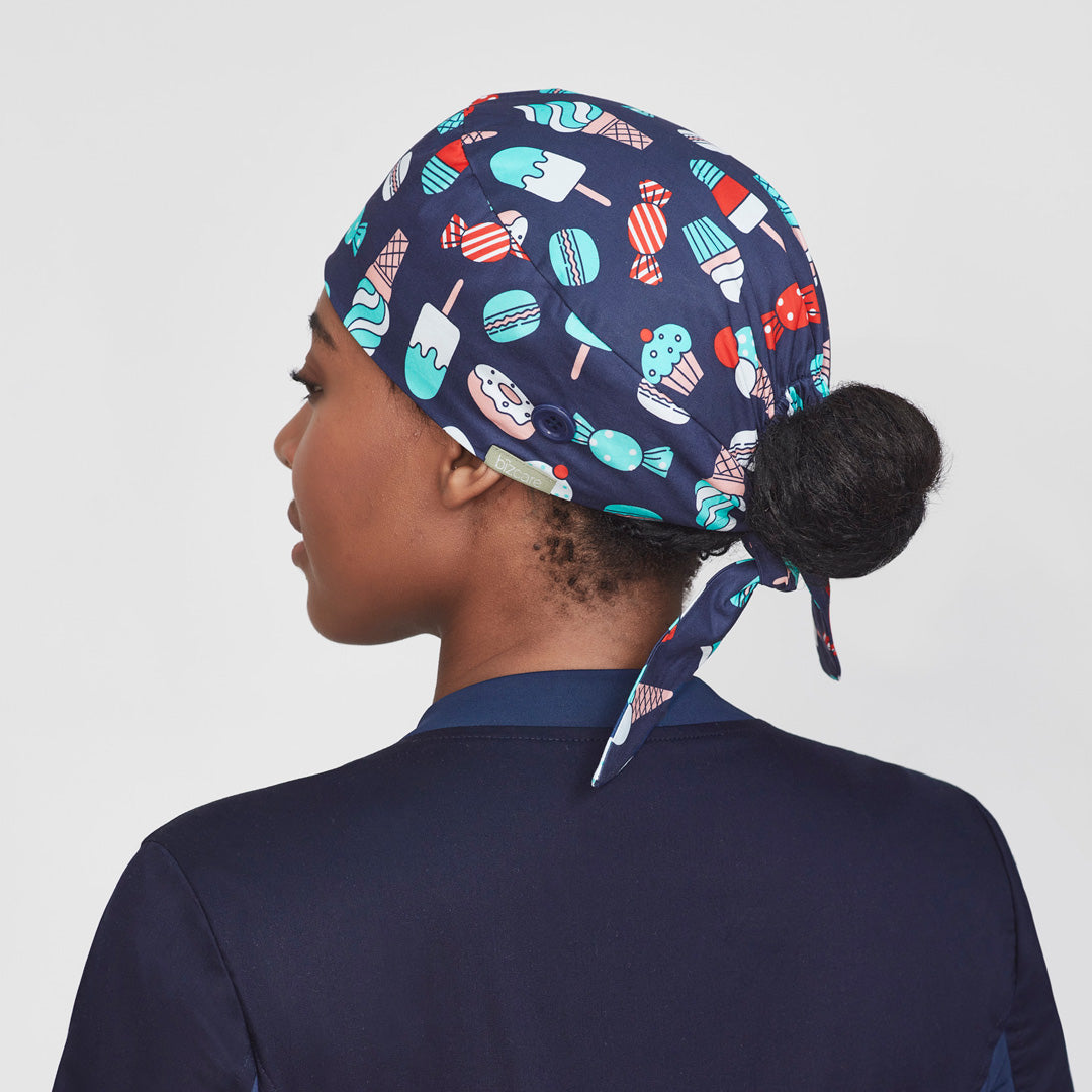 House of Uniforms The Printed Scrub Cap | Adults Biz Care 