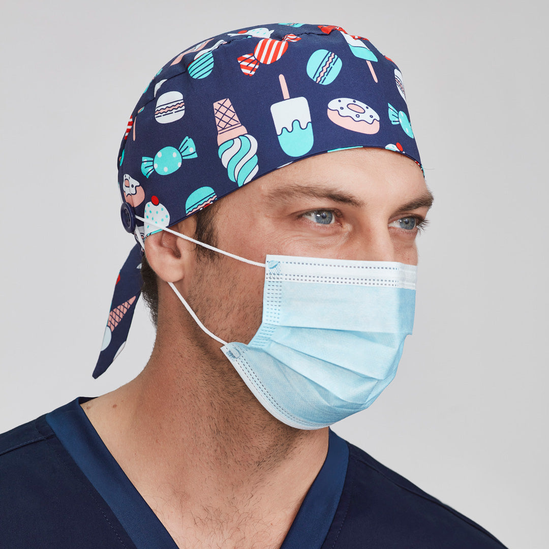 House of Uniforms The Printed Scrub Cap | Adults Biz Care 