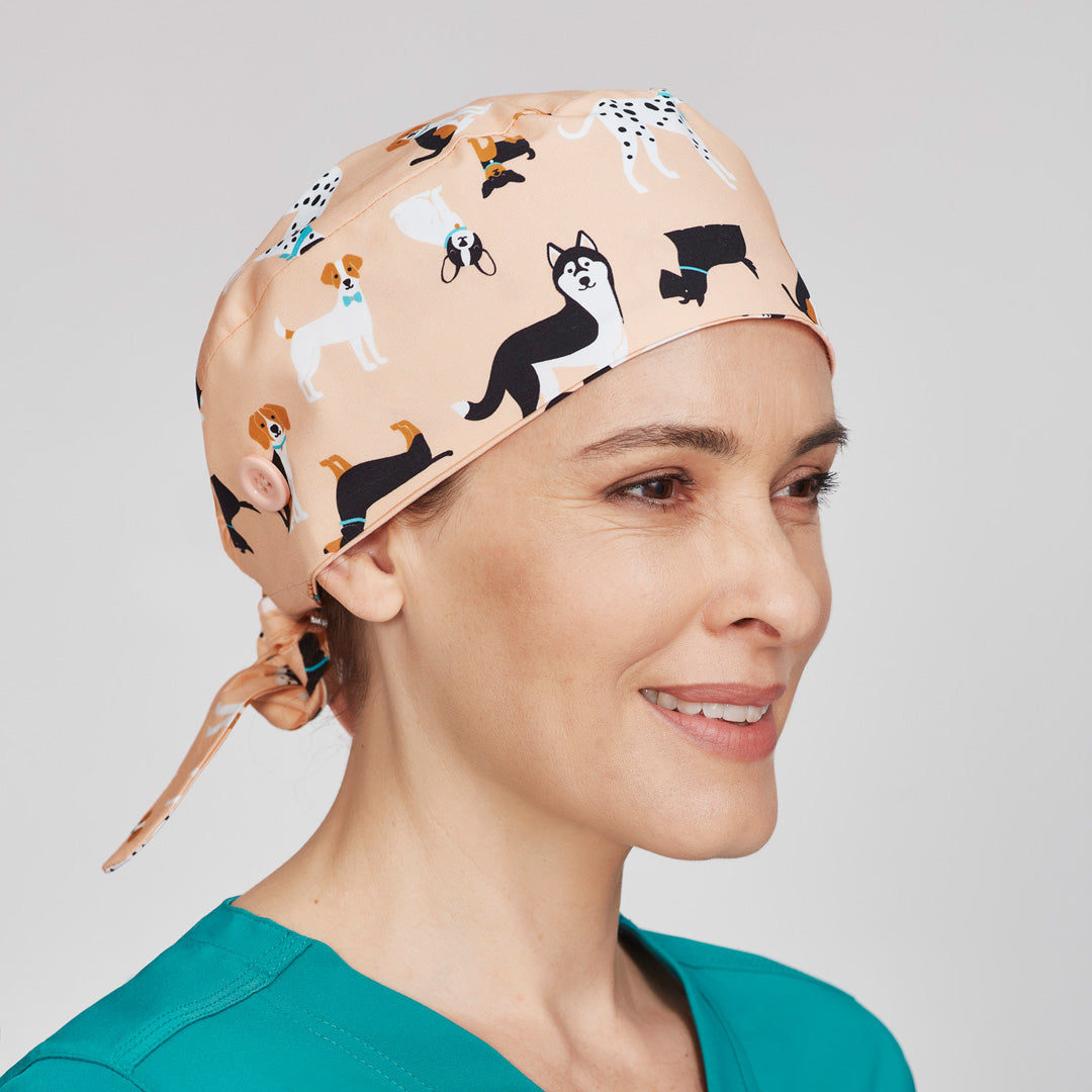 House of Uniforms The Printed Scrub Cap | Adults Biz Care 