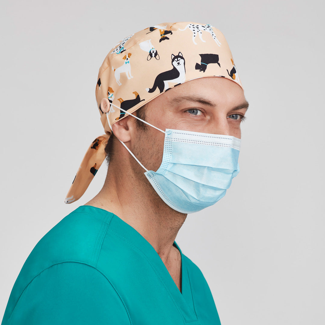 House of Uniforms The Printed Scrub Cap | Adults Biz Care 