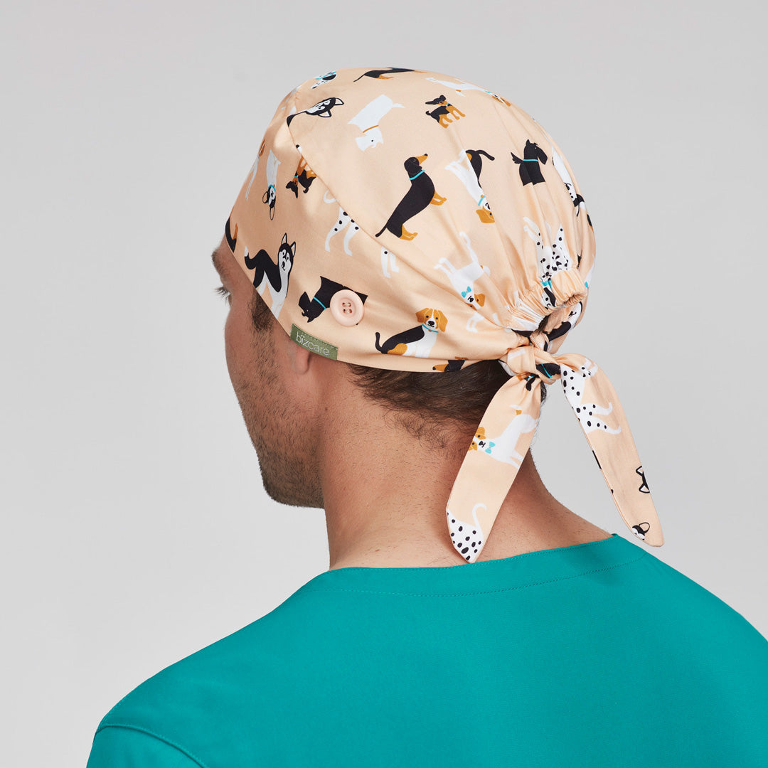House of Uniforms The Printed Scrub Cap | Adults Biz Care