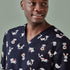 House of Uniforms The Best Friends Printed Scrub Top | Mens Biz Care