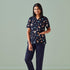 House of Uniforms The Space Party Printed Scrub Top | Ladies Biz Care