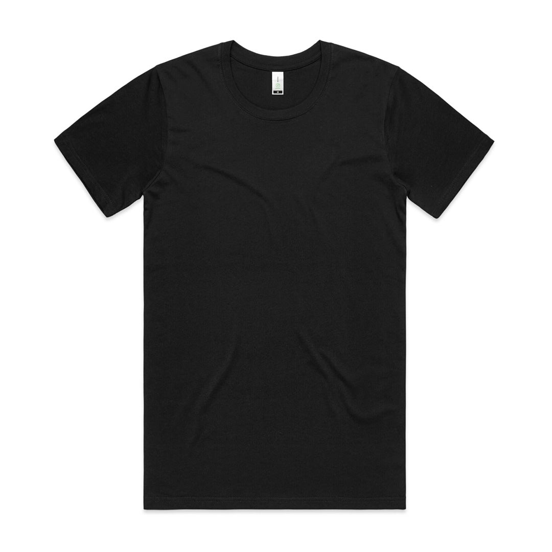 House of Uniforms The Organic Tee | Mens | Short Sleeve AS Colour Black