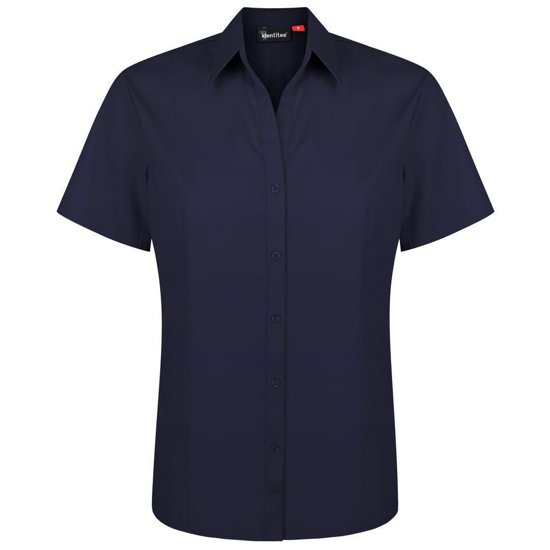 House of Uniforms The Rodeo Shirt | Ladies | Short Sleeve Identitee Navy