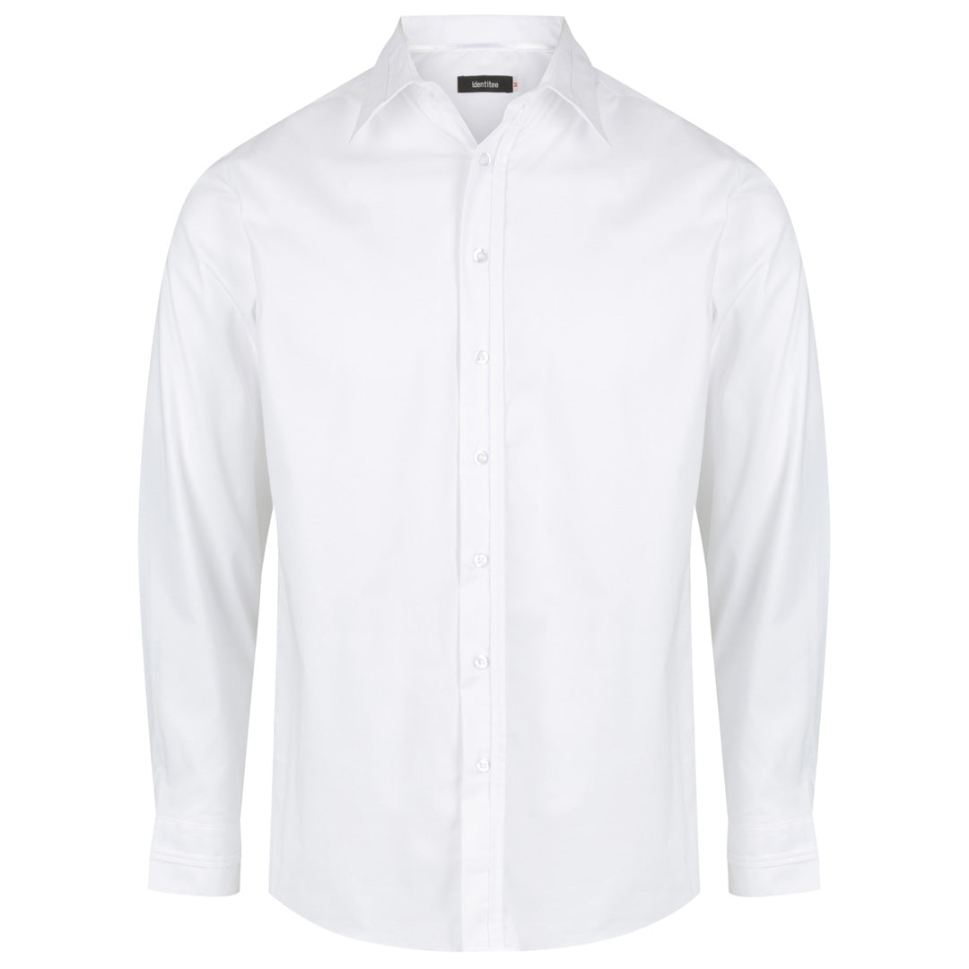 House of Uniforms The Vegas Shirt | Mens | Long Sleeve Identitee White