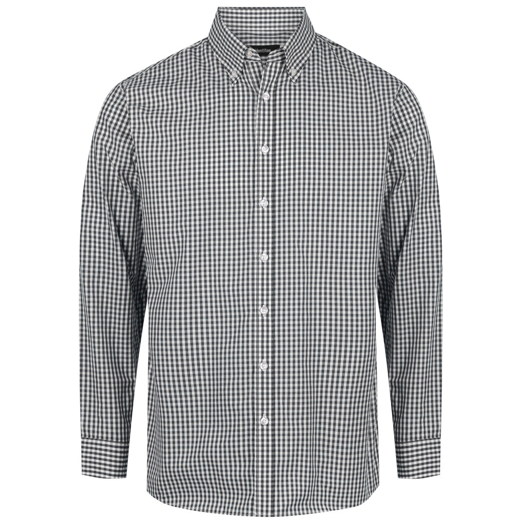 House of Uniforms The Miller Shirt | Mens | Short & Long Sleeve Identitee Black