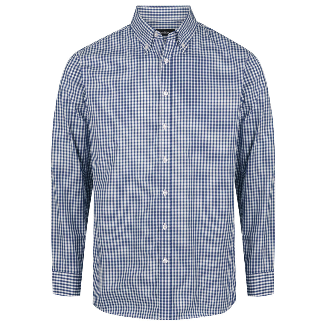 House of Uniforms The Miller Shirt | Mens | Short & Long Sleeve Identitee Navy
