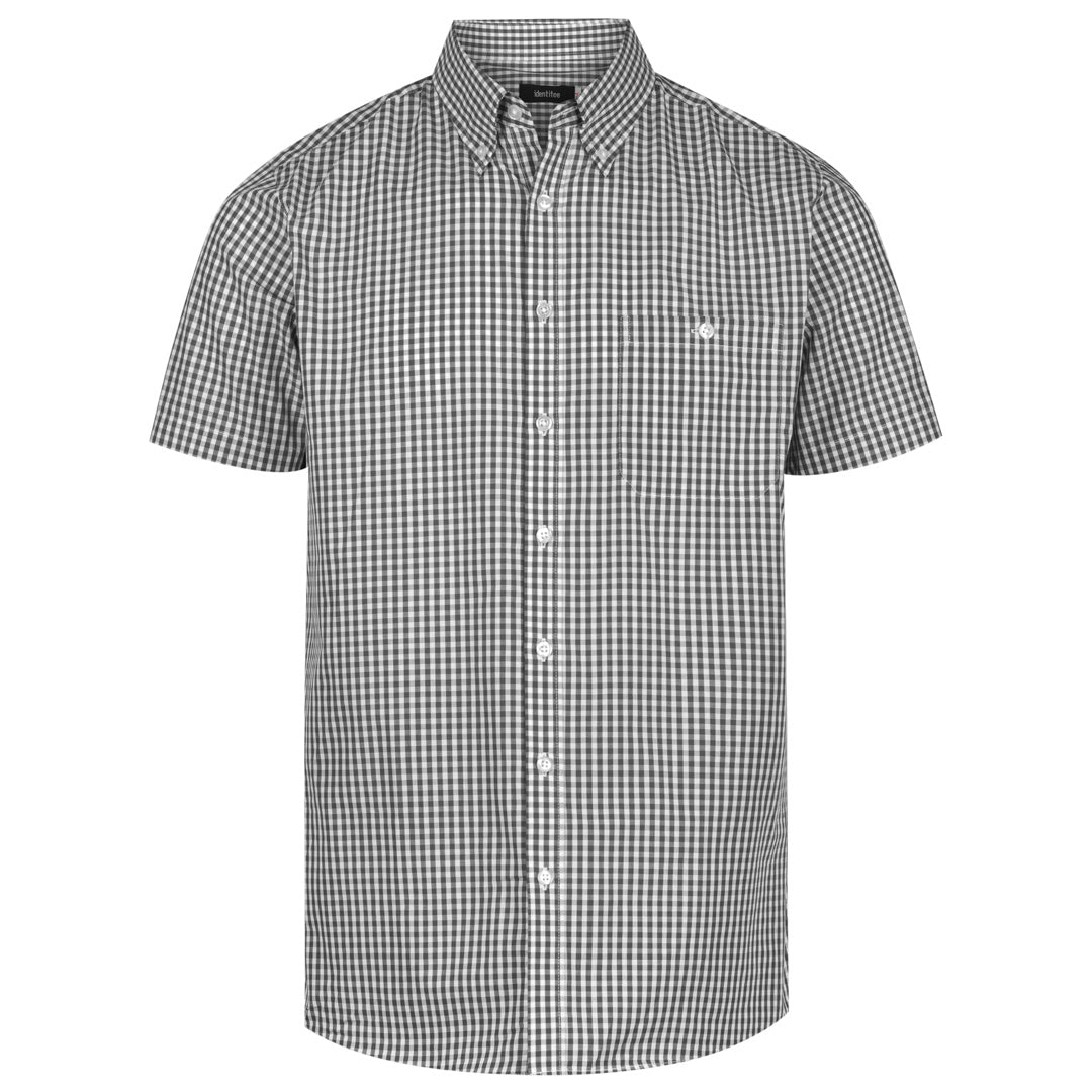 House of Uniforms The Miller Shirt | Mens | Short & Long Sleeve Identitee Black