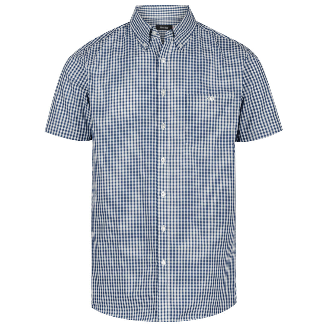 House of Uniforms The Miller Shirt | Mens | Short & Long Sleeve Identitee Navy