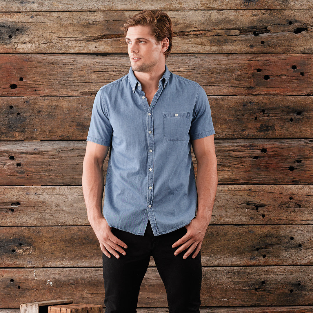 House of Uniforms The Dylan Shirt | Mens | Short & Long Sleeve Identitee 