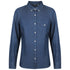 House of Uniforms The Dylan Shirt | Ladies | Short & Long Sleeve Identitee Indigo Blue