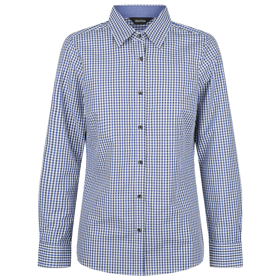 House of Uniforms The Hudson Shirt | Ladies | Short & Long Sleeve Identitee Navy/Black/White