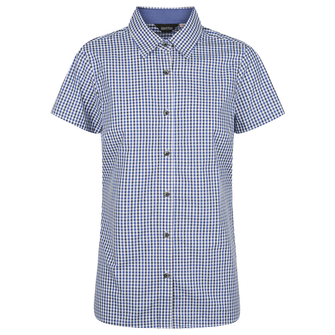 House of Uniforms The Hudson Shirt | Ladies | Short & Long Sleeve Identitee Navy/Black/White