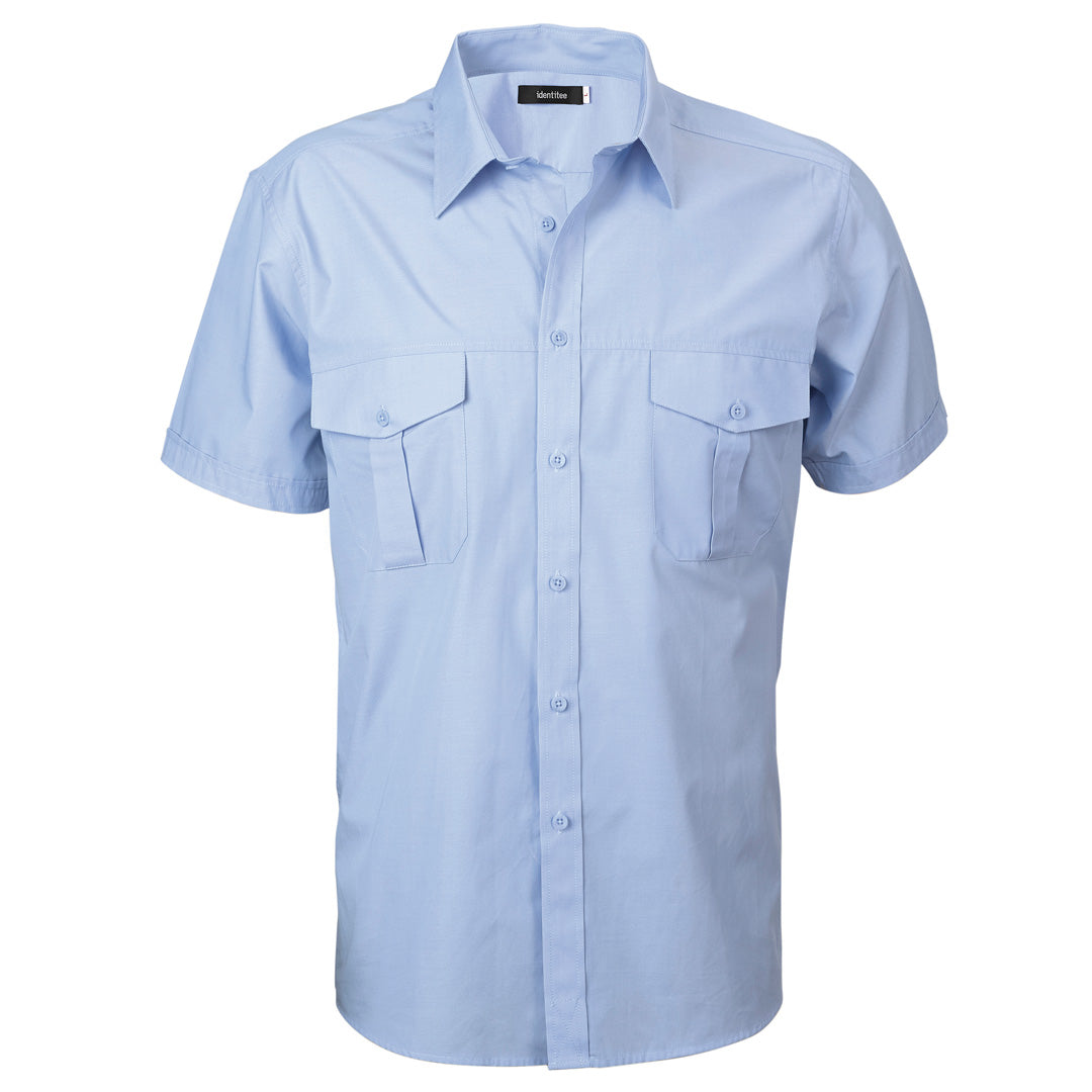 House of Uniforms The Jasper Shirt | Mens | Short & Long Sleeve Identitee Sky