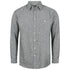 House of Uniforms The Floyd Shirt | Mens | Long Sleeve Identitee Smoke Grey