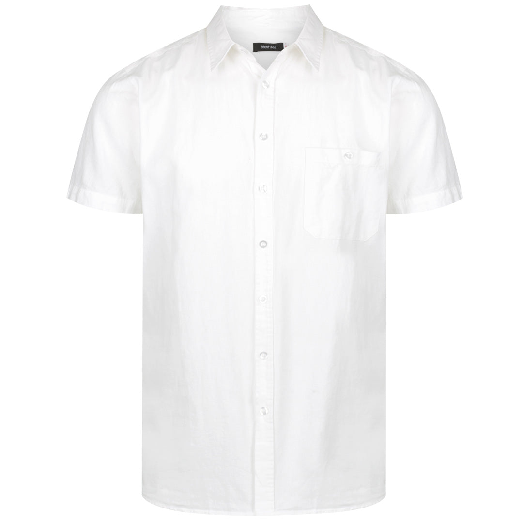 House of Uniforms The Floyd Shirt | Mens | Short & Long Sleeve Identitee White