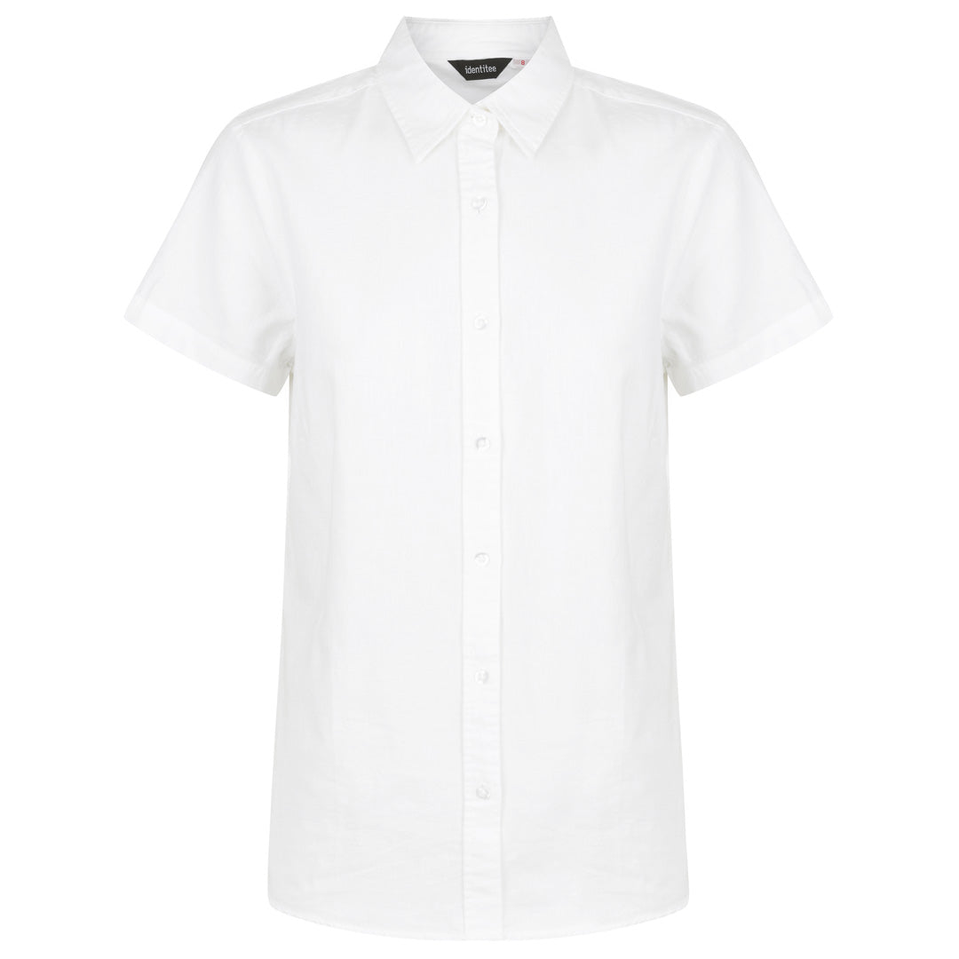 House of Uniforms The Floyd Shirt | Ladies | Short & Long Sleeve Identitee White