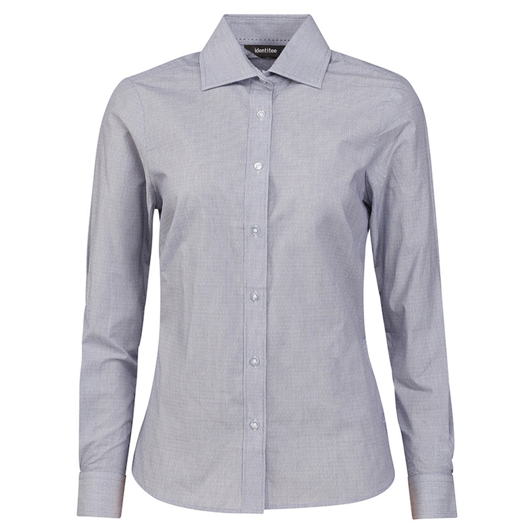 House of Uniforms The Hunter Shirt | Ladies | Long Sleeve Identitee Navy