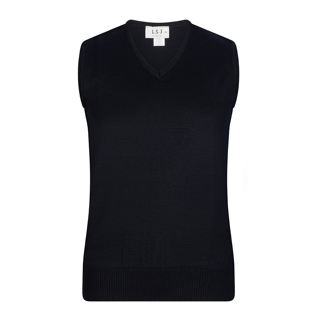 House of Uniforms The V Neck Vest | Mens LSJ Collection Navy