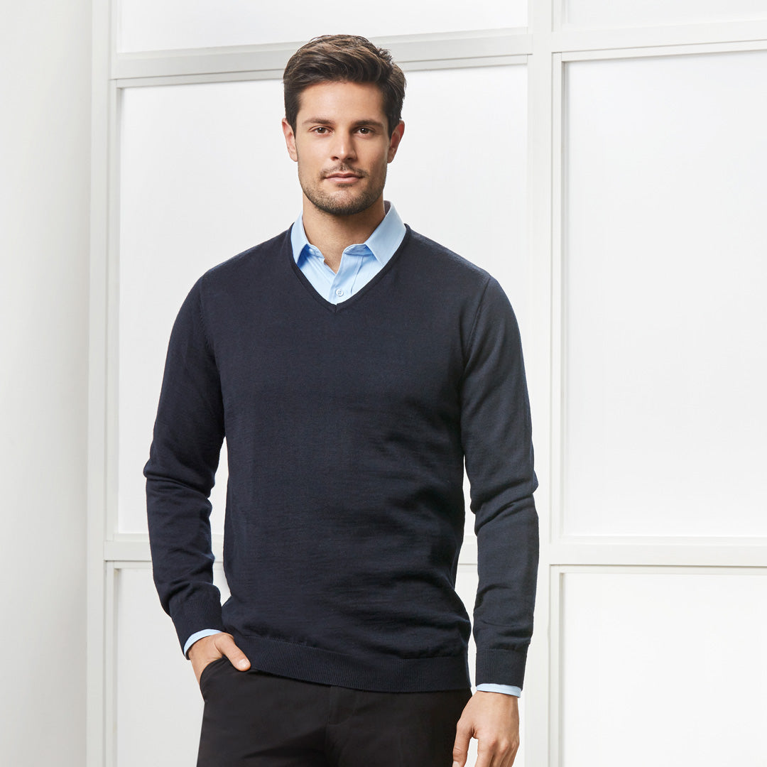 House of Uniforms The Milano Knit | Mens | Jumper Biz Collection 
