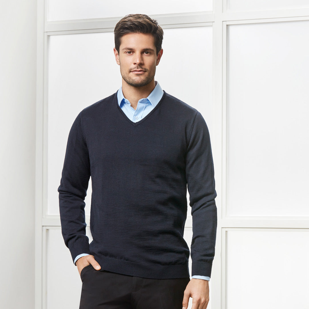 House of Uniforms The Milano Knit | Mens | Jumper Biz Collection