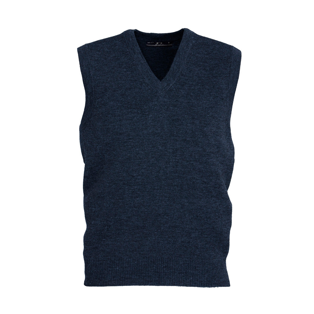 House of Uniforms The Woolmix Vest | Mens Biz Collection Navy