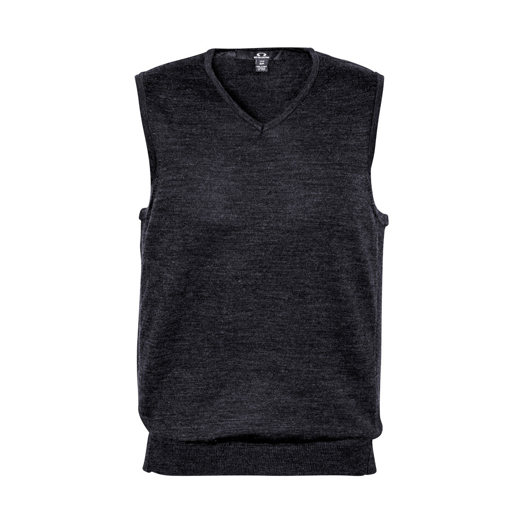 House of Uniforms The Milano Knit | Mens | Vest Biz Collection Charcoal