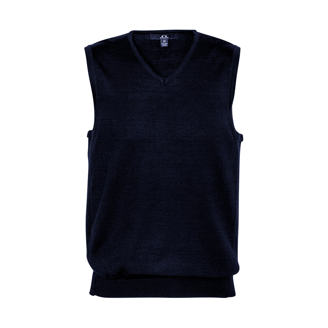 House of Uniforms The Milano Knit | Mens | Vest Biz Collection Navy