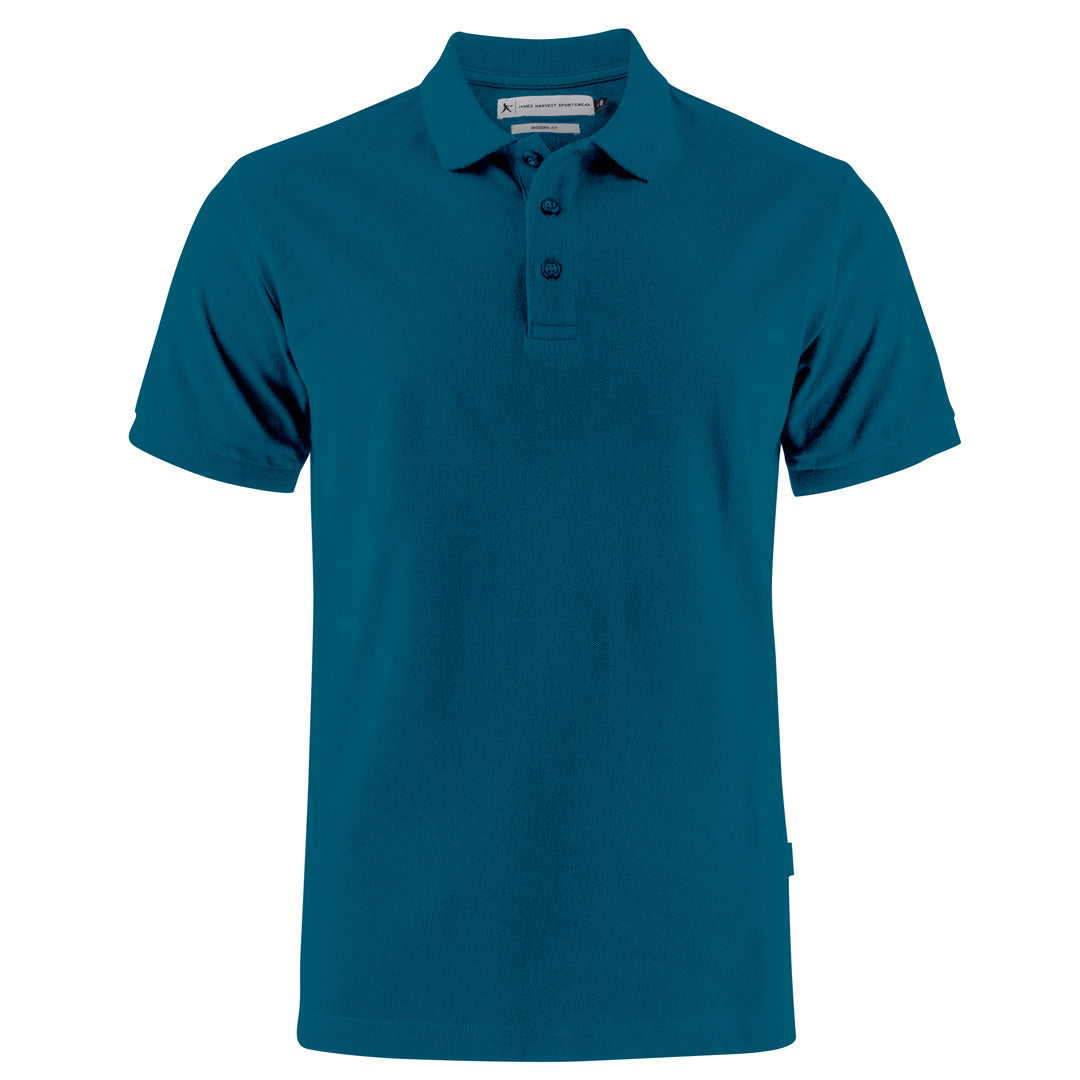 House of Uniforms The Neptune Polo | Mens | Modern Fit James Harvest Petrol