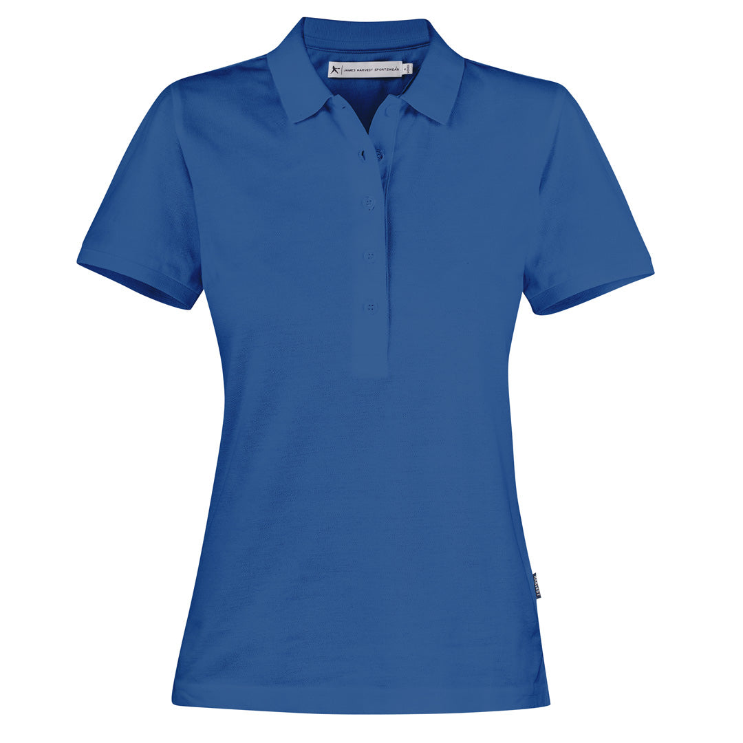 House of Uniforms The Neptune Polo | Ladies | Short Sleeve James Harvest Sky Blue