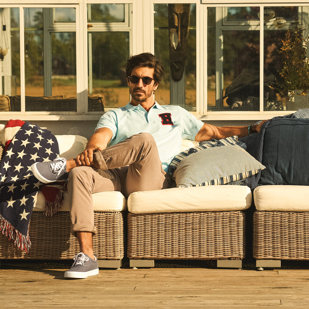 House of Uniforms The Sunset Polo | Mens | Regular Fit James Harvest