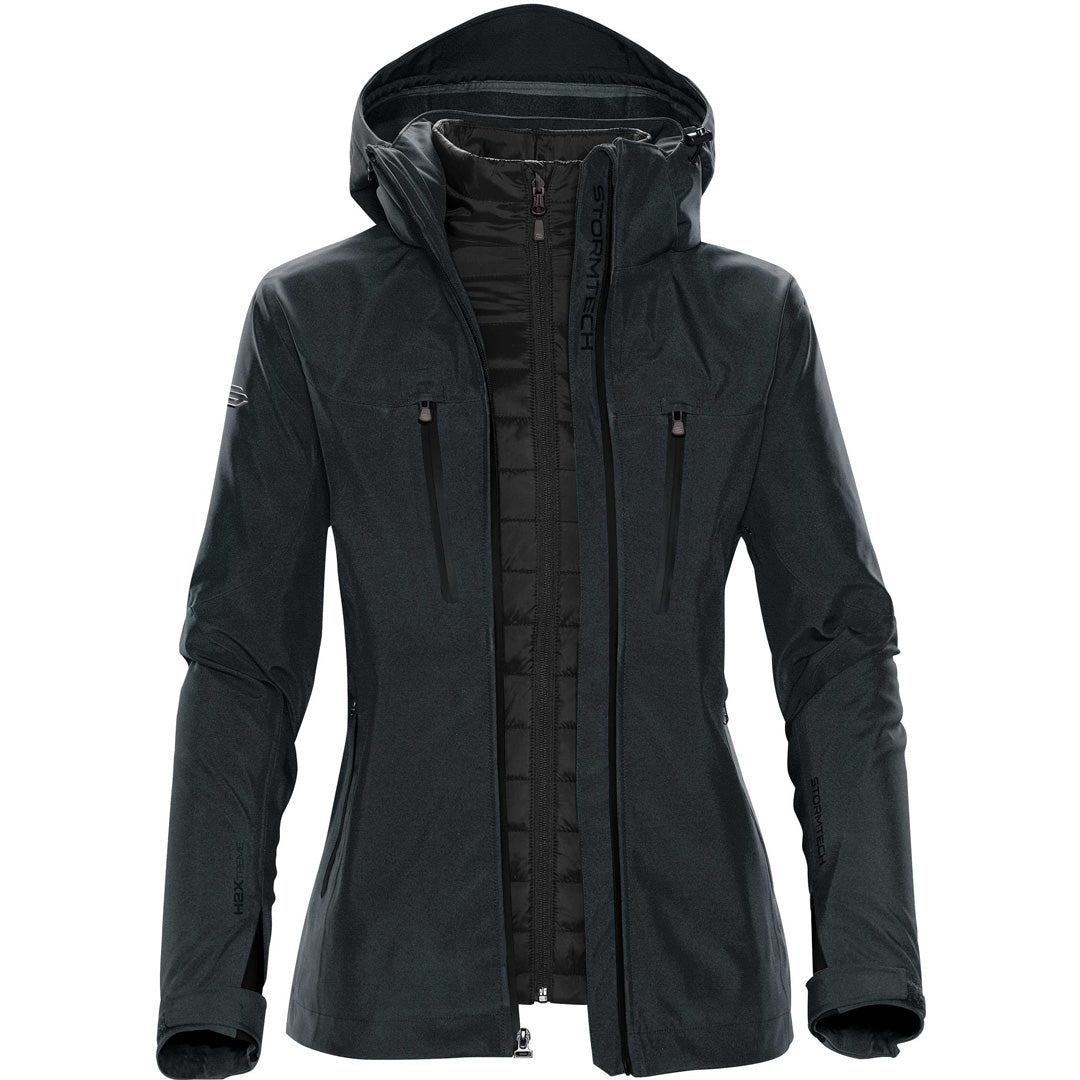House of Uniforms The Matrix System Jacket | Ladies Stormtech Charcoal Marle