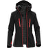 House of Uniforms The Matrix System Jacket | Ladies Stormtech Black/Red