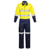 House of Uniforms The Rugged Cooling Taped Overall | Mens Syzmik Yellow/Navy